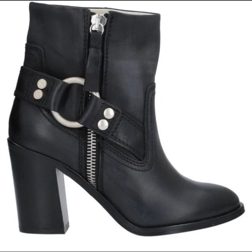 Diesel D Flamingo Black Boots New Size 7